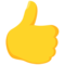Thumbs Up emoji on Messenger